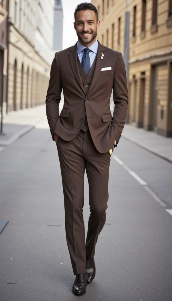 Dark Brown Tux