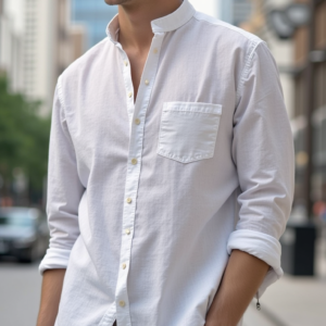White Casual Shirt Shade II
