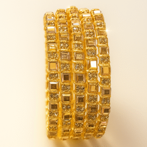 Maharani's Mosaic Gold Bangles