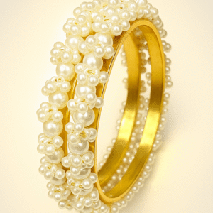 Floral Pearl Bangles